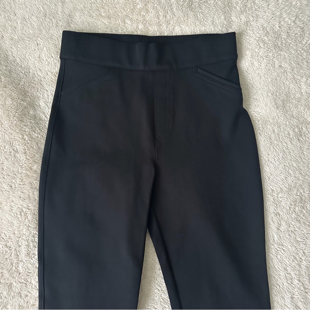 NWOT SPANX The Perfect Black Pant Back Seam Skinny Pants in Black sz M Tall - Picture 5 of 12